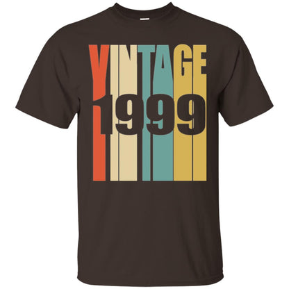 Brithday T-shirt Retro Vintage 1999 Dark Chocolate