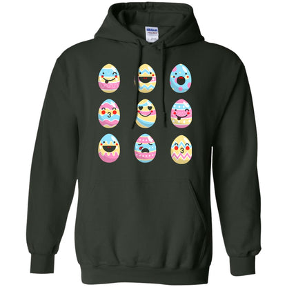 Egg Emoji Easter Happy Egg Hunt For Kids T-shirt Forest Green