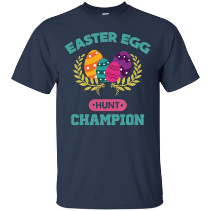 Easter Egg Hunt Champion Easter Day T-shirt Navy