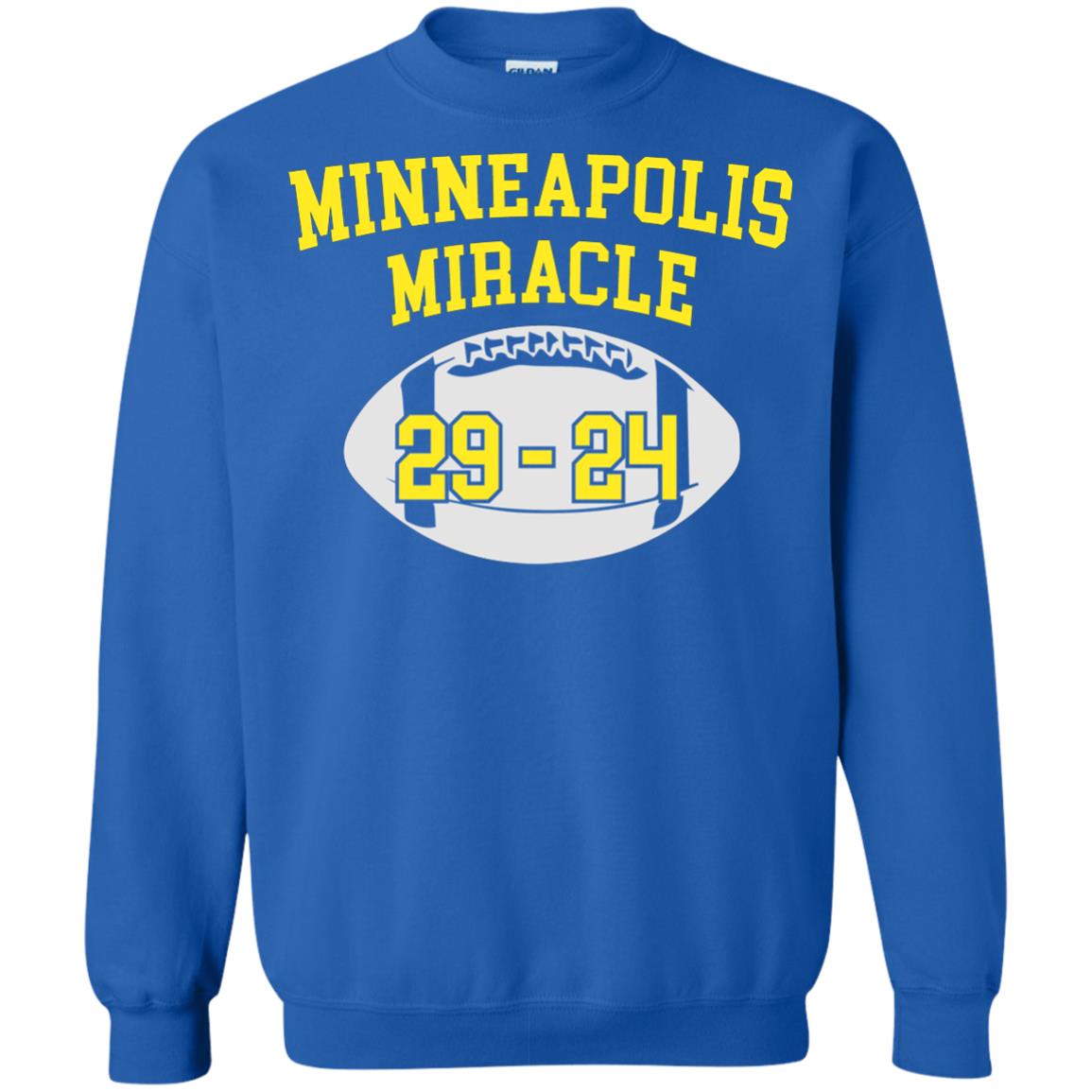 Football Lover T-shirt Minneapolis Miracle Royal