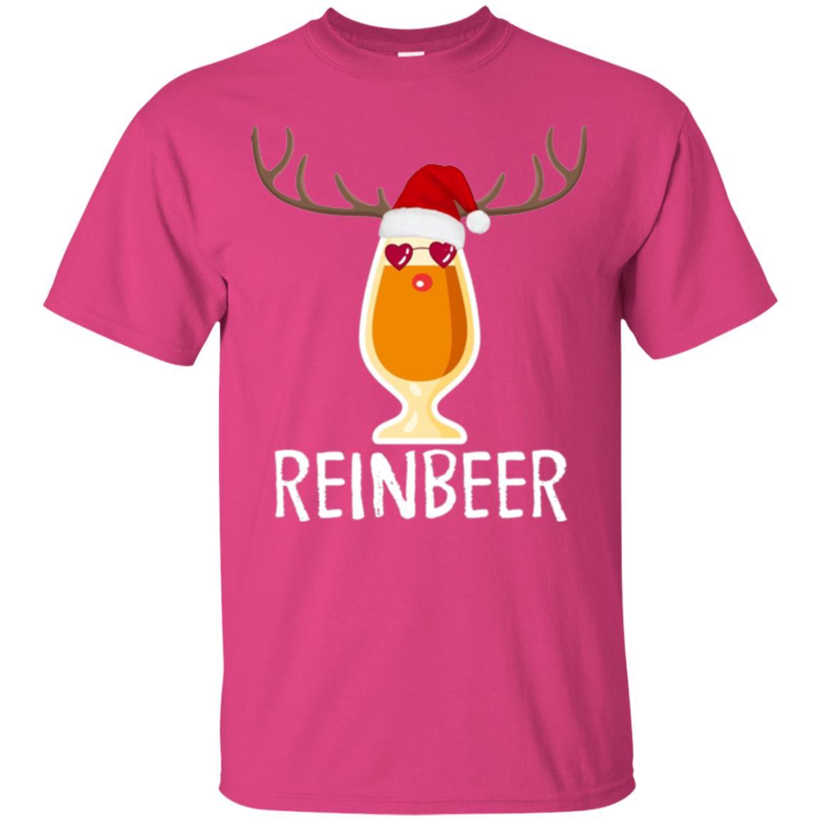 Beer Lover T-shirt Reinbeer Mery Christmas Heliconia