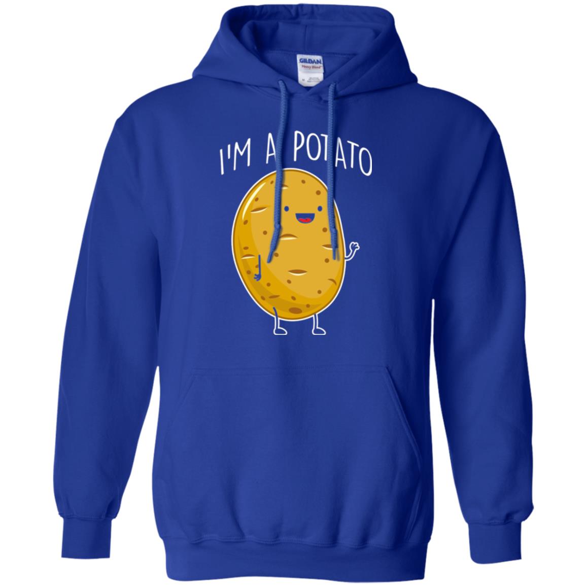 I Am Potato T-shirt Royal