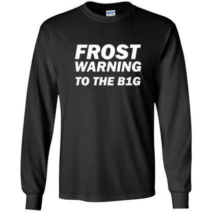 Frost Warning Nebraska T-shirt Black