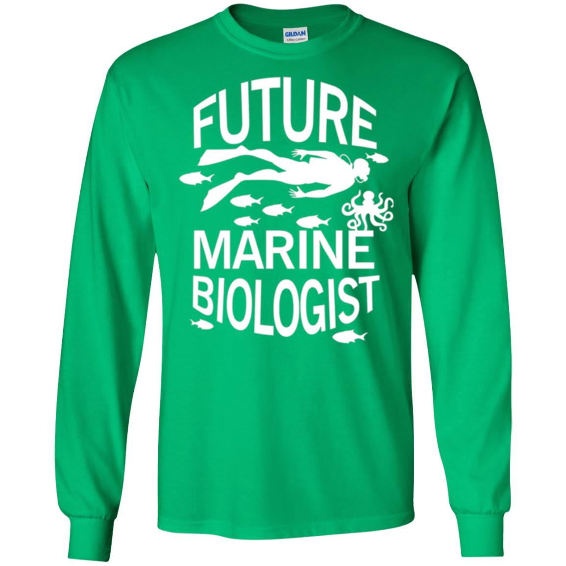 Cute Marine Biologist T-shirt Irish Green