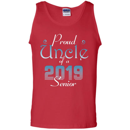 Proud Uncle Of 2019 Senior Uncle Shirt Red