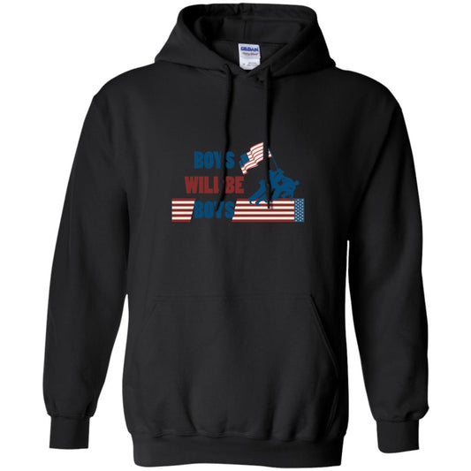 Boys Will Be Boys Military Shirt Black