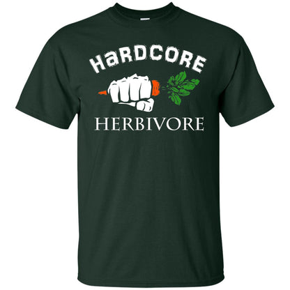 Hardcore Herbivore Vegetarians T-shirt Forest