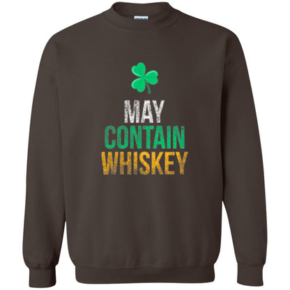 Funny St. Patricks Day T-shirt May Contain Whiskey Dark Chocolate