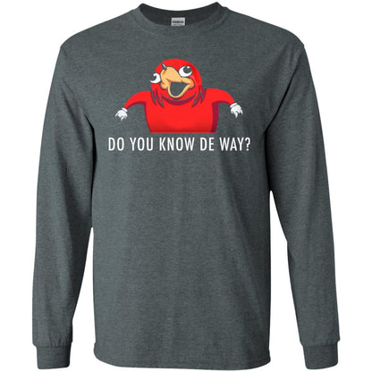 Do You Know De Way T-shirt Dark Heather