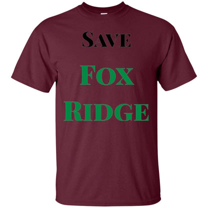 Elementary T-shirt Keep Calm And Save Fox Ridge Maroon