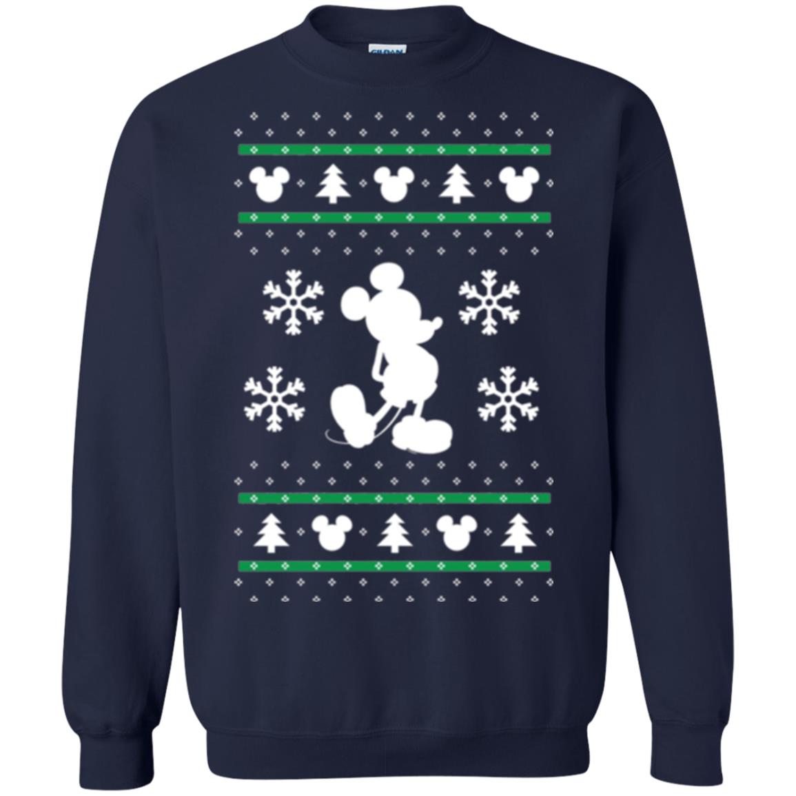 Christmas T-shirt Mickey Mouse Navy