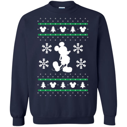 Christmas T-shirt Mickey Mouse Navy