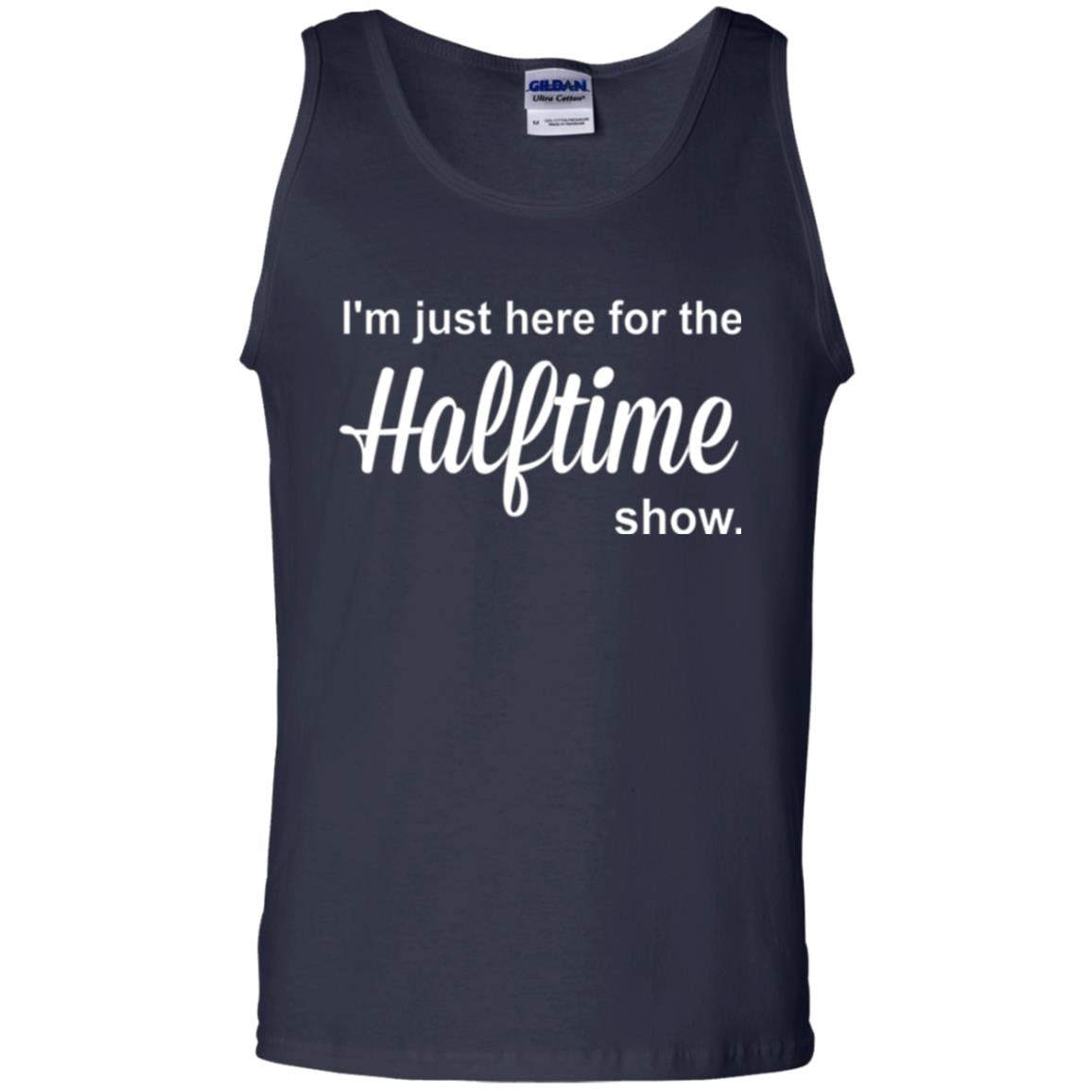 Marching Band T-shirt I_m Just Here For The Halftime Show Navy