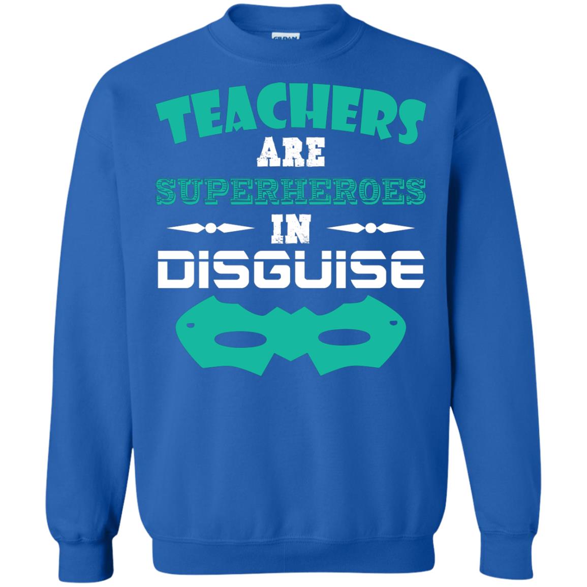 Teachers Are Superheroes In Disguise Movie Lover T-shirt Royal