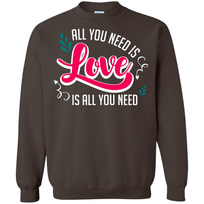 All You Need Is Love T-shirt Dark Chocolate