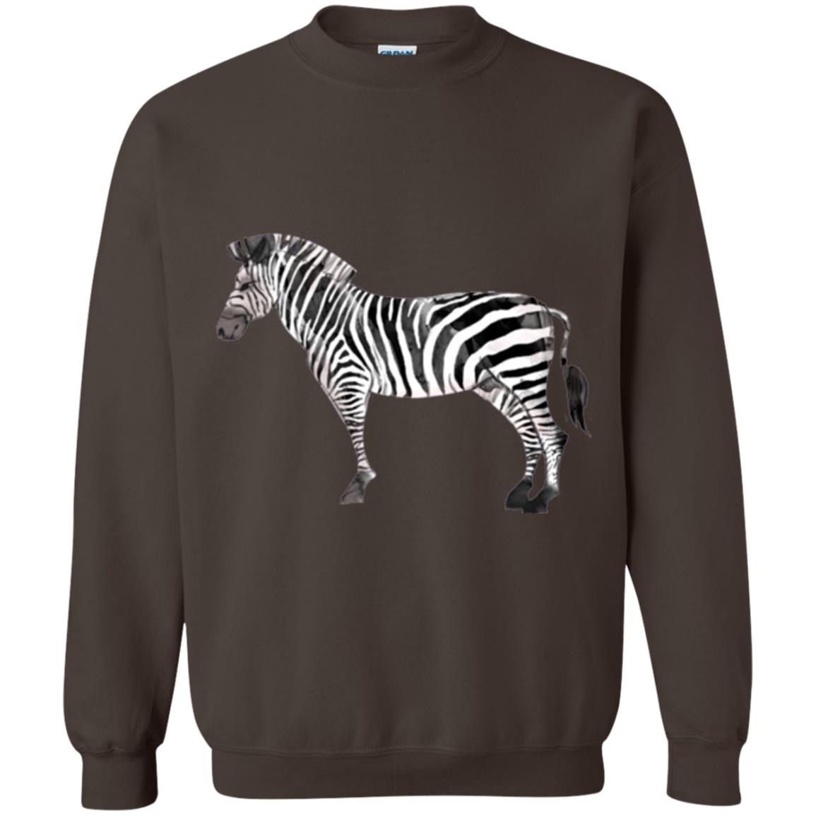 Awesome Zebra T-shirt Dark Chocolate