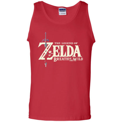 Game T-shirt Nintendo Zelda Breath Of The Wild Red