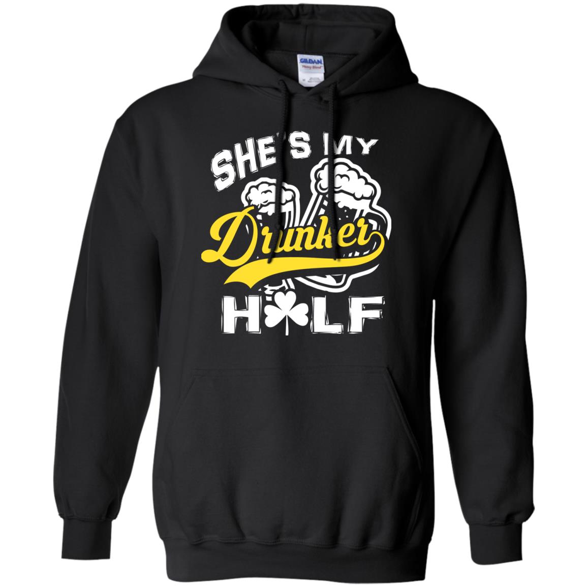 She_s My Drunker Half Saint Patrick_s Day T-shirt Black