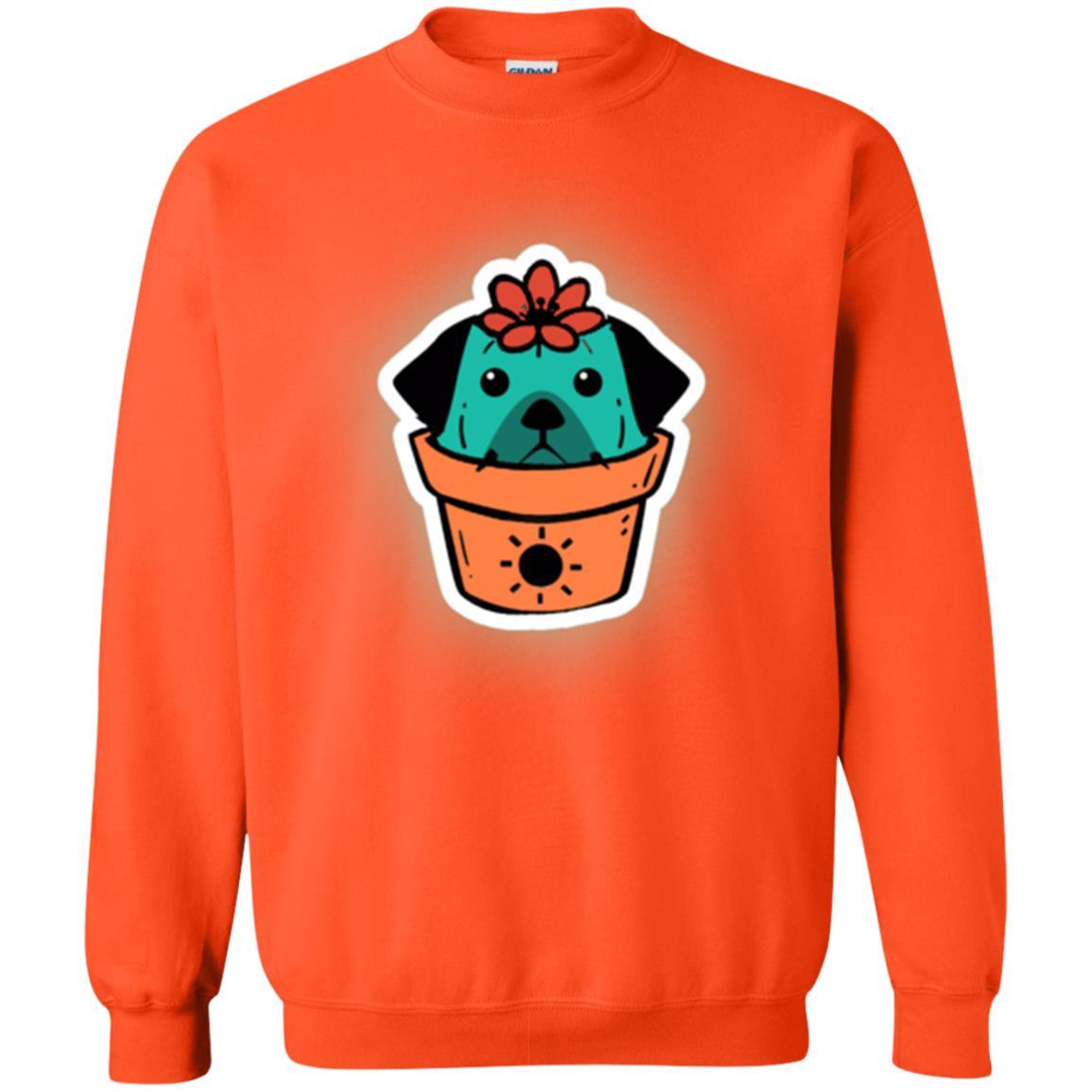 Dog Lover T-shirt Cactus Dog Dogcus Orange