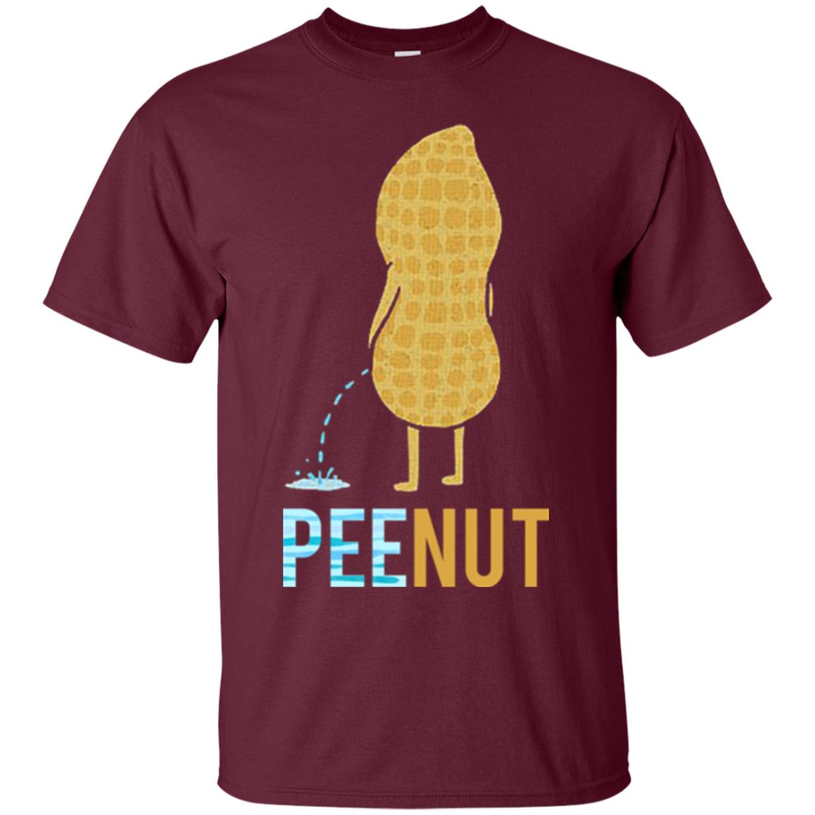Funny Peenut Gift Shirt For Cool Boys Maroon