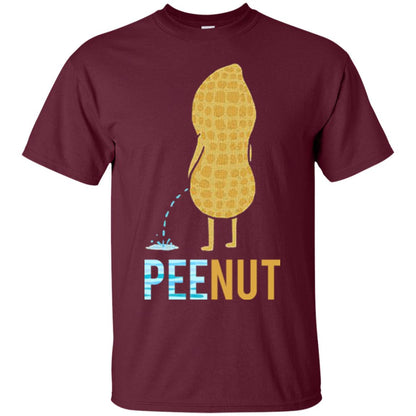 Funny Peenut Gift Shirt For Cool Boys Maroon