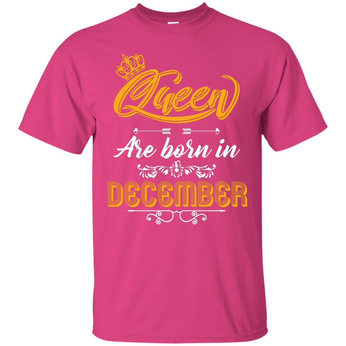Brithday T-Shirt Queen Are Born In December Heliconia