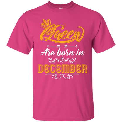 Brithday T-Shirt Queen Are Born In December Heliconia