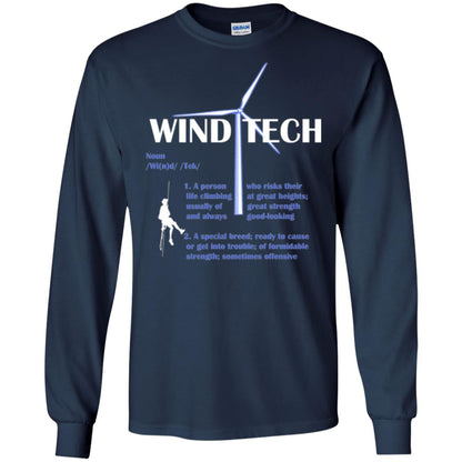 Wind Tech Definition T-shirt Navy