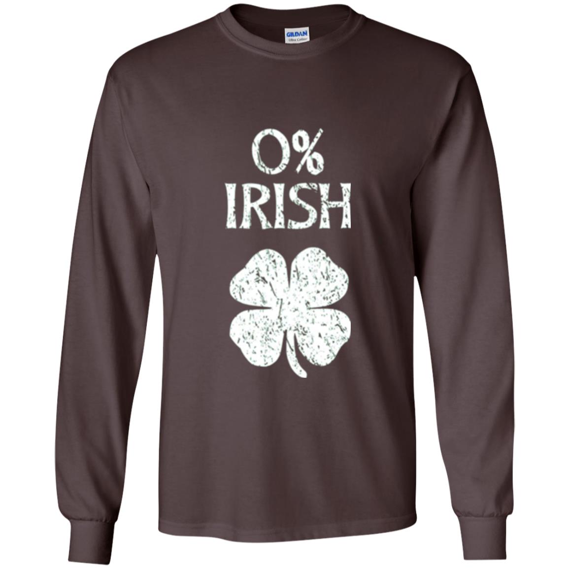 St. Patrick Day T-shirt Shamrocks 0_ Irish Vintage Dark Chocolate