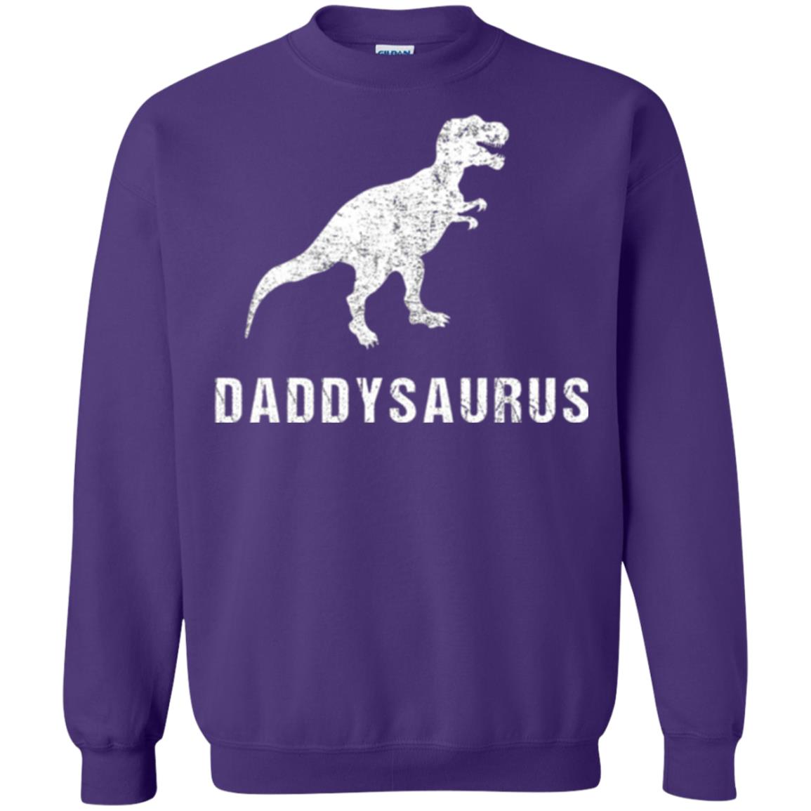 Dad T-shirt Daddysaurus Purple