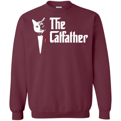 Daddy T-shirt The Catfather Maroon