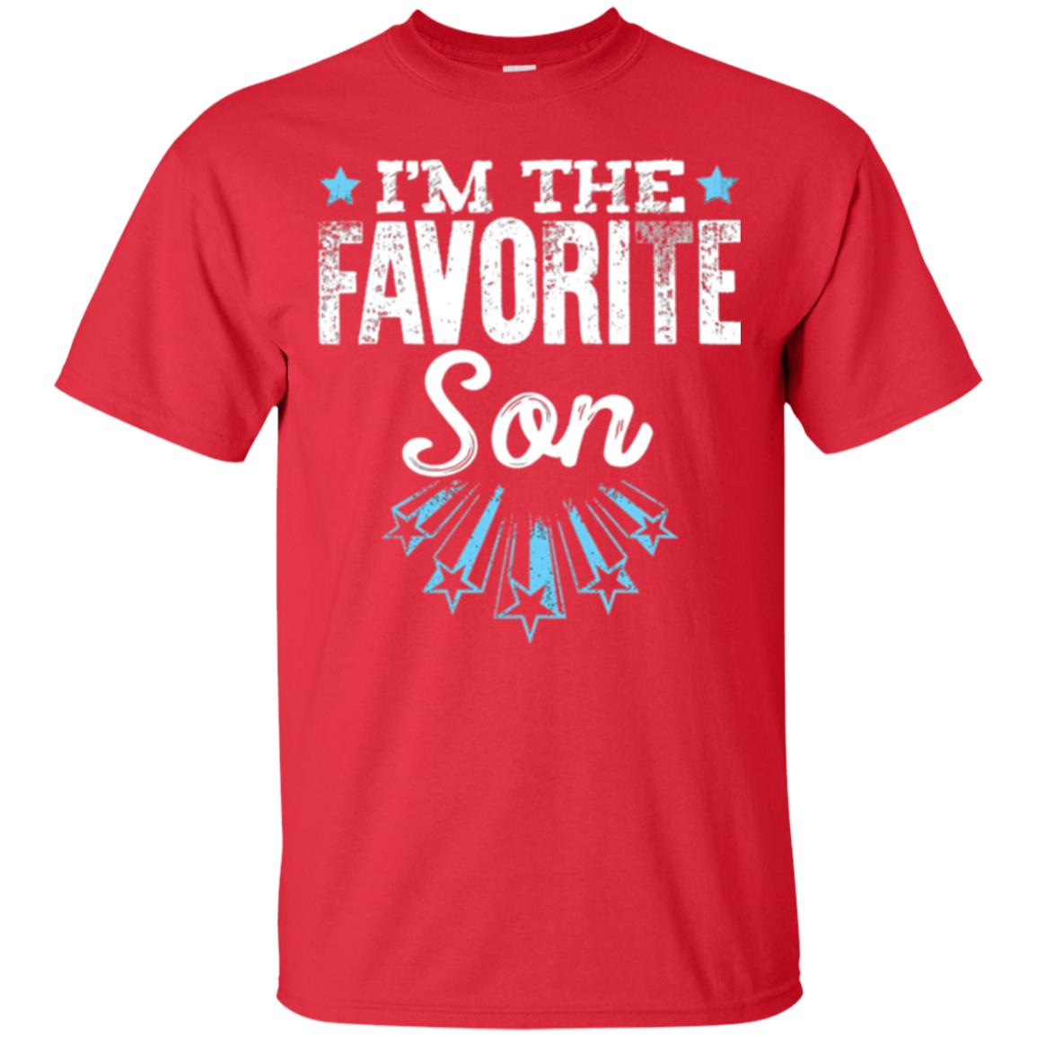 I'm The Favorite Son Family T-shirt Red