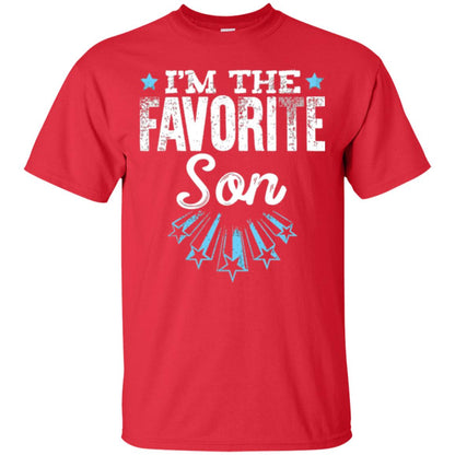 I'm The Favorite Son Family T-shirt Red