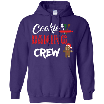 Christmas T-Shirt Cookie Baking Crew Purple