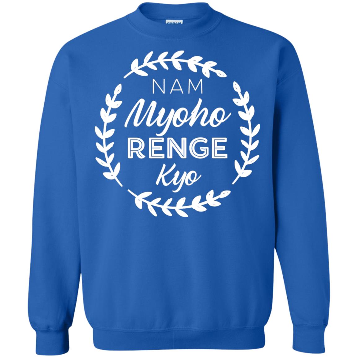 Nam Myoho Renge Kyo White Crest Shirt Royal