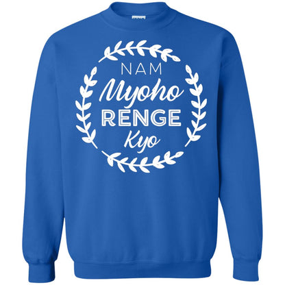 Nam Myoho Renge Kyo White Crest Shirt Royal