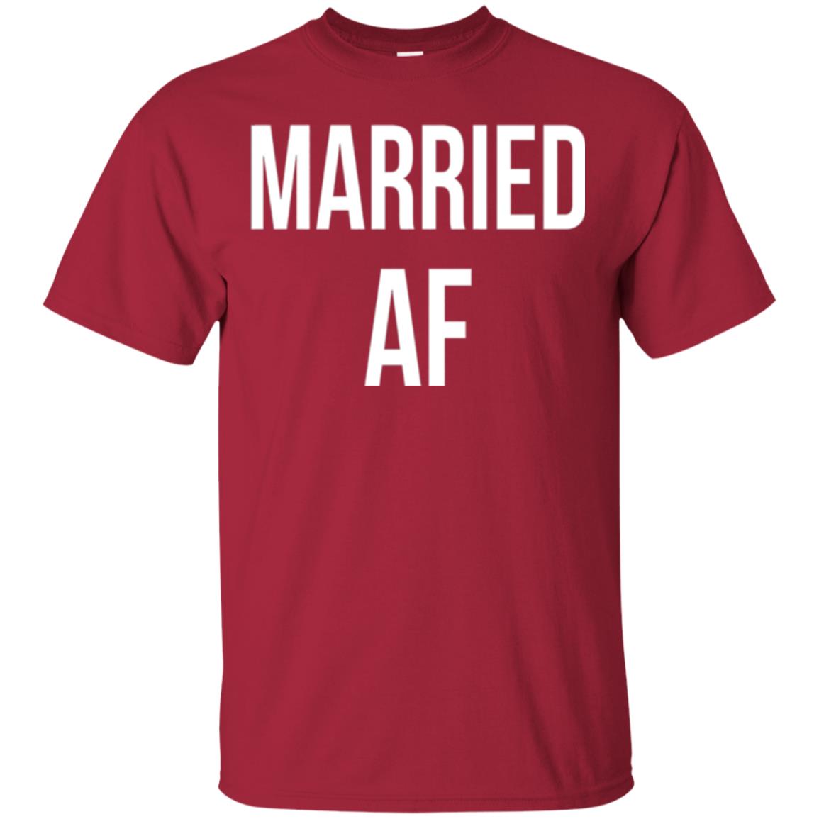 Married Af Funny T-shirt Cardinal