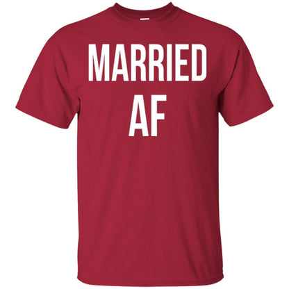 Married Af Funny T-shirt Cardinal
