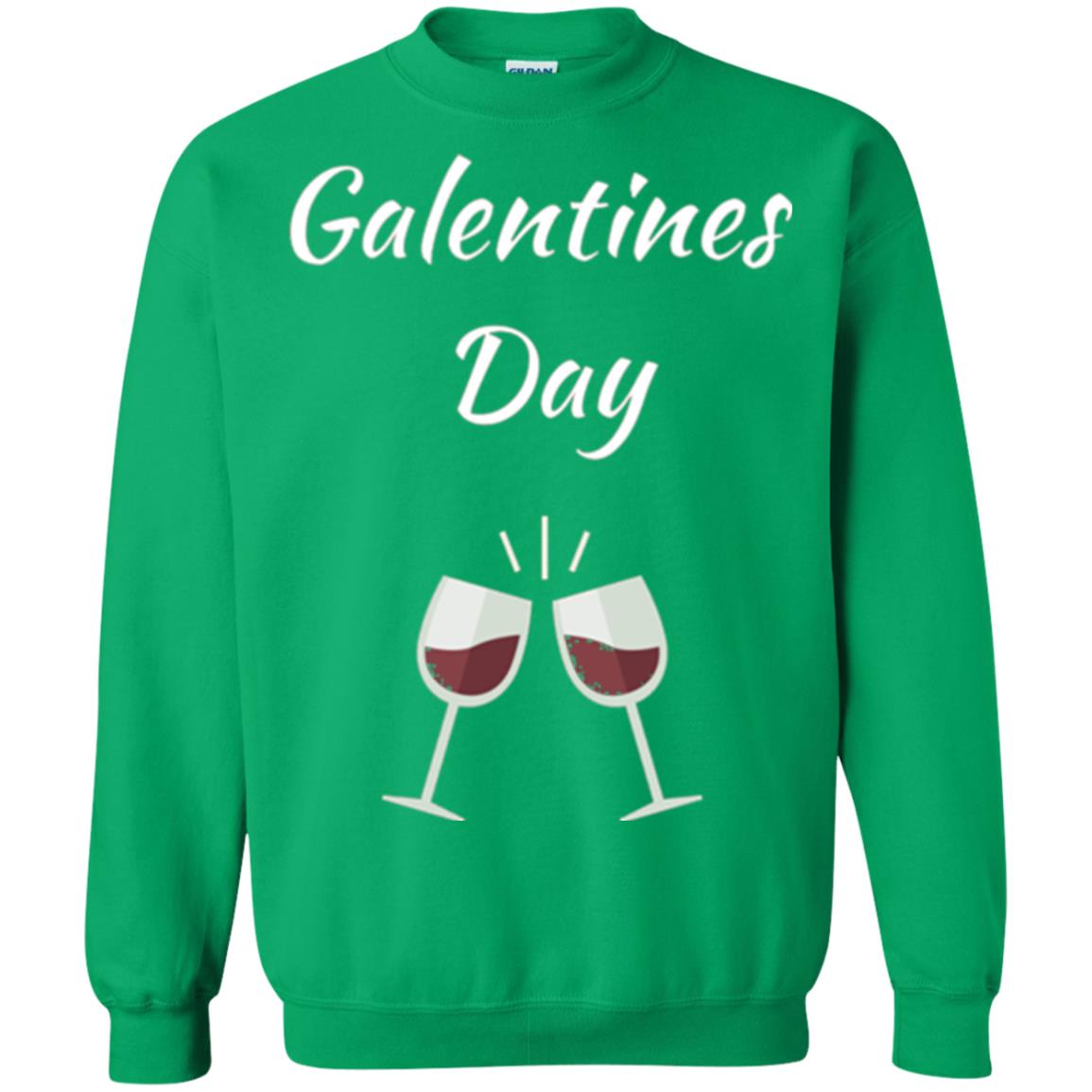 Valentines Alternative Galentines Day T-shirt Irish Green