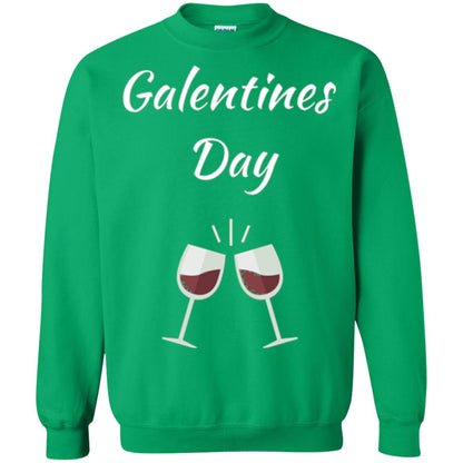 Valentines Alternative Galentines Day T-shirt Irish Green