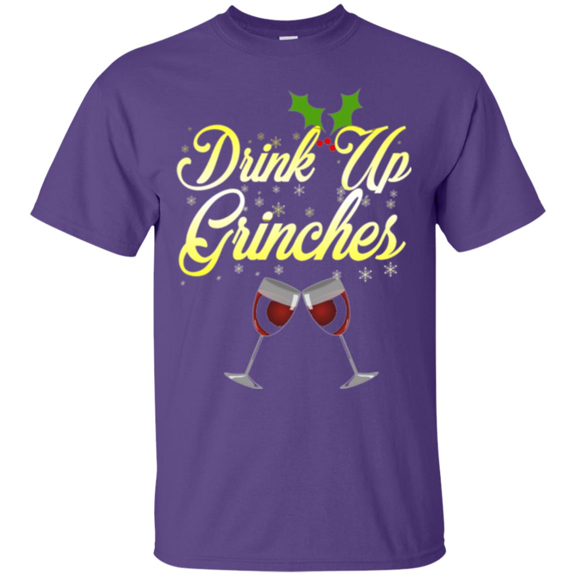 Christmas T-shirt Drink Up Grinches Purple