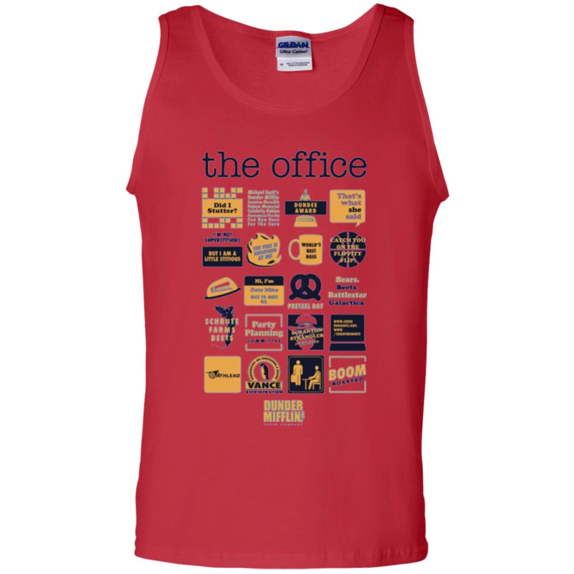 The Office Quote Mash-up Funny Official T-shirt Red