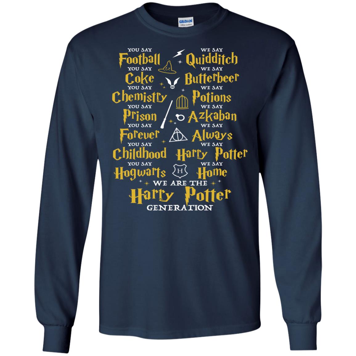 We Are The Harry Potter Generation Movie Fan T-shirt Navy
