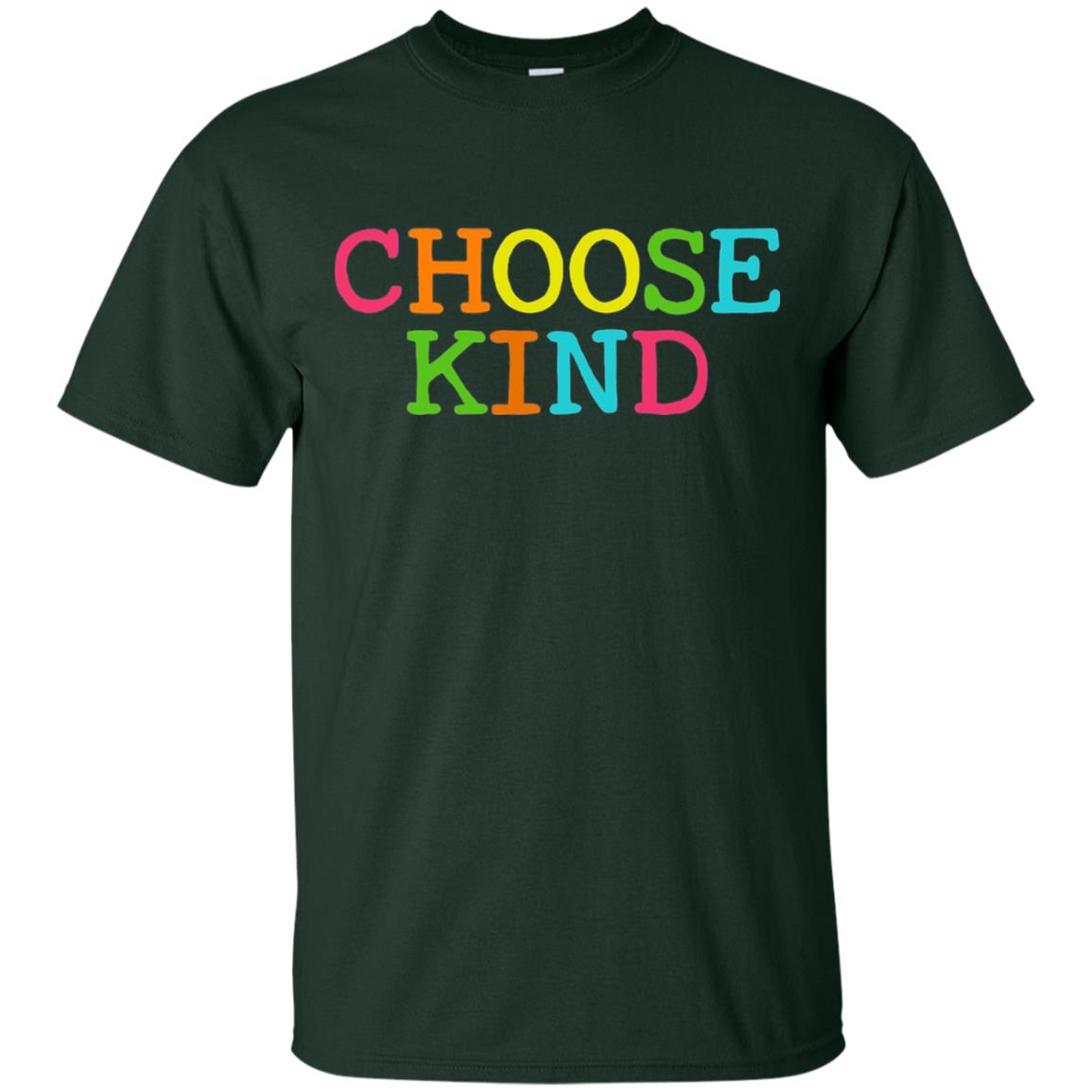Choose Kind Be Kind Anti Bullying T-shirt Forest