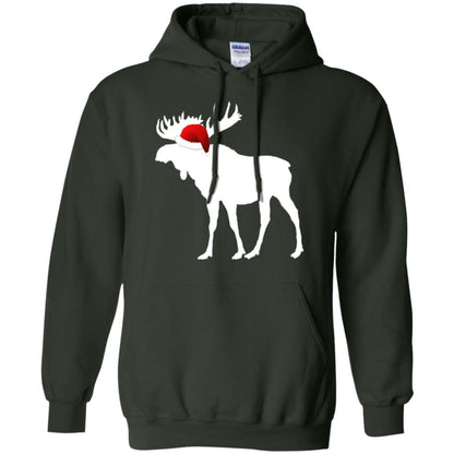 Christmas T-shirt Reindeer Forest Green