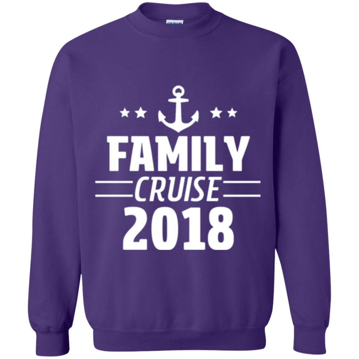 Family Cruise Vacation 2018 T-shirt Purple