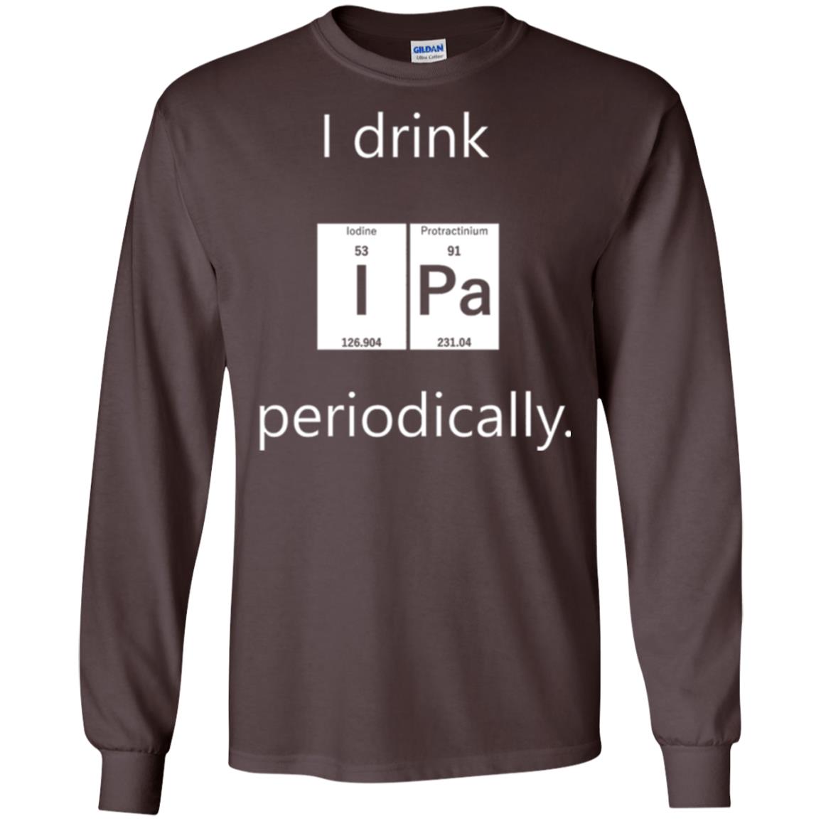 Chemistry T-shirt Drink Ipa Periodically Dark Chocolate