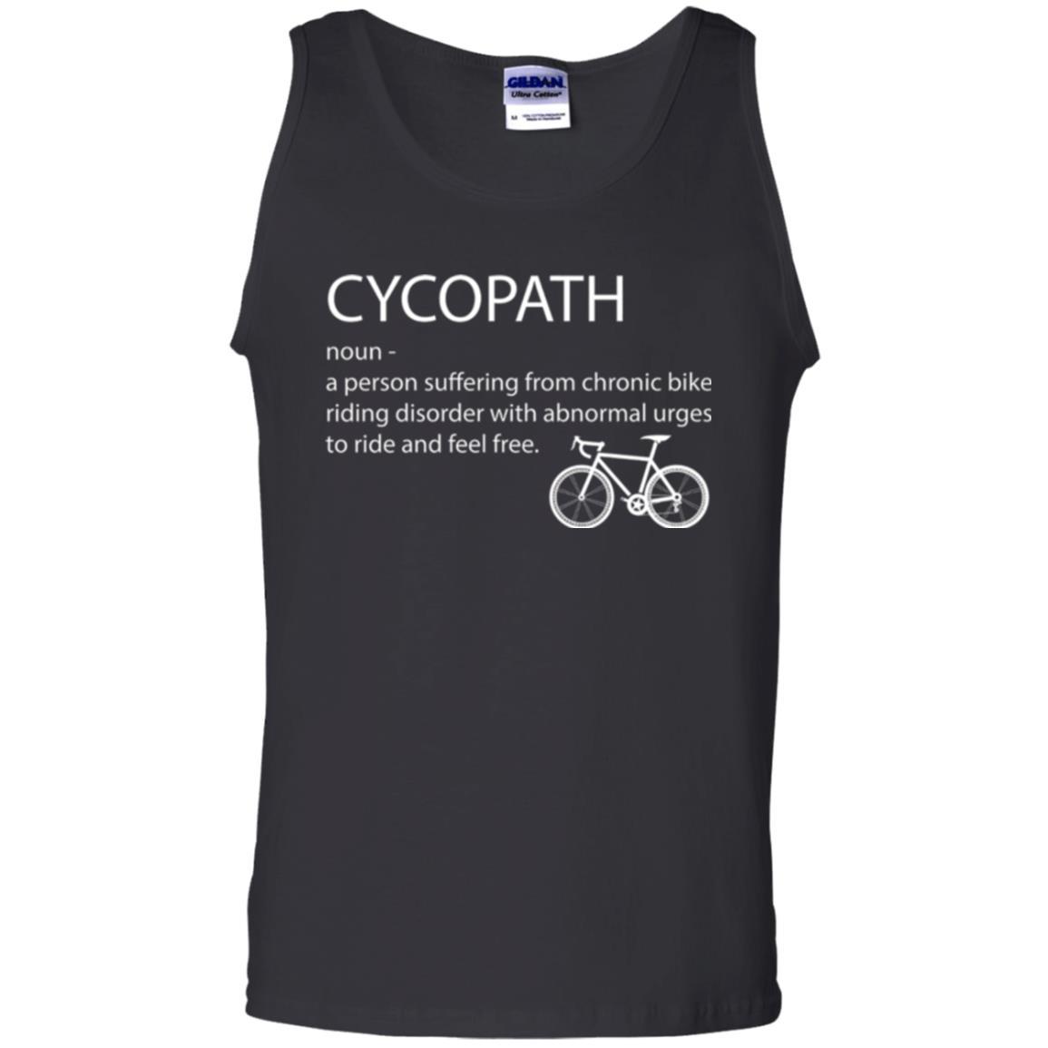 Biker T-shirt Cycopath Definition T-shirt Black
