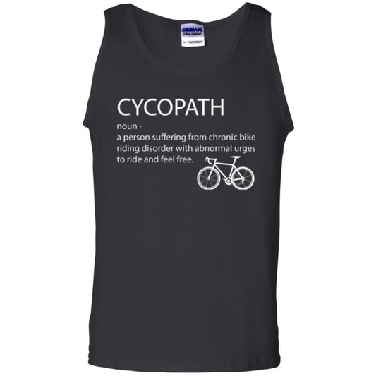 Biker T-shirt Cycopath Definition T-shirt Black