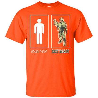Your Man My Man Military Shirt Orange